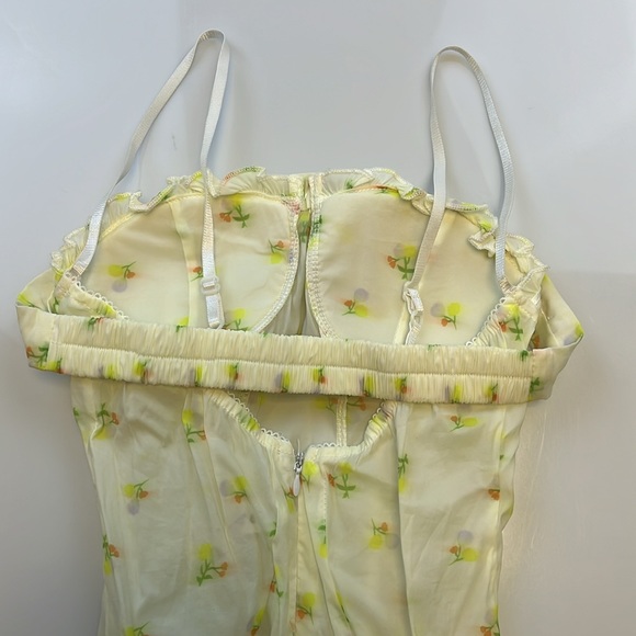 Fateen Floral Bejewelled Bodysuit N119-8 - Picture 5 of 8